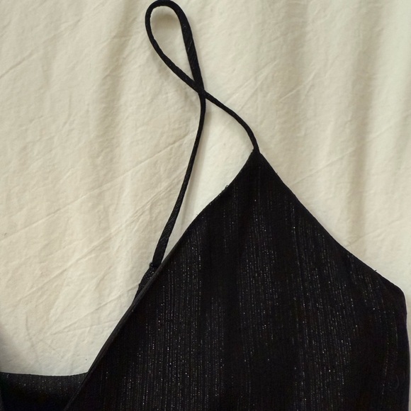 NWT MADEWELL BLACK SHIMMER DRESS SIZE 4 - Picture 3 of 5
